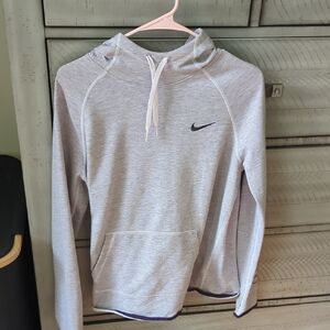 Nike Men's Light Gray Hoodie